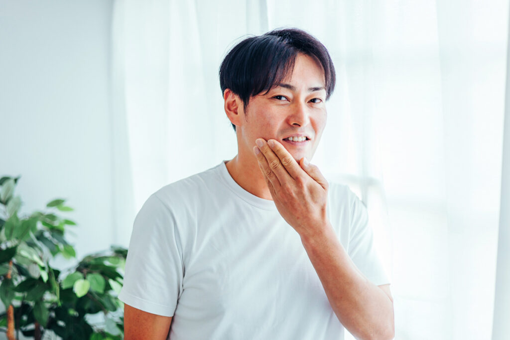 ひげ脱毛の画像